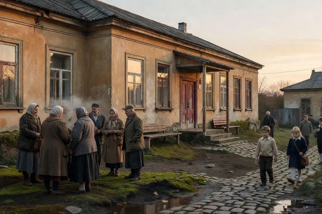 Scène documentaire illustrant 518 2 dans une région russe