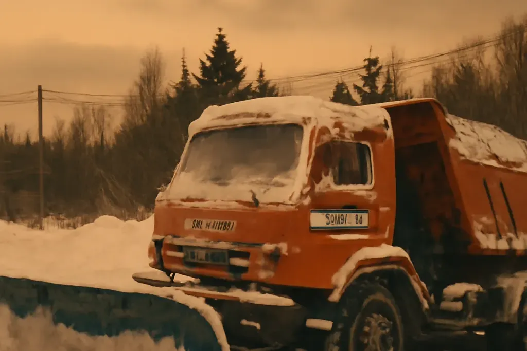 Agents de déneigement à Nefteyugansk, illustrant les méthodes contestées