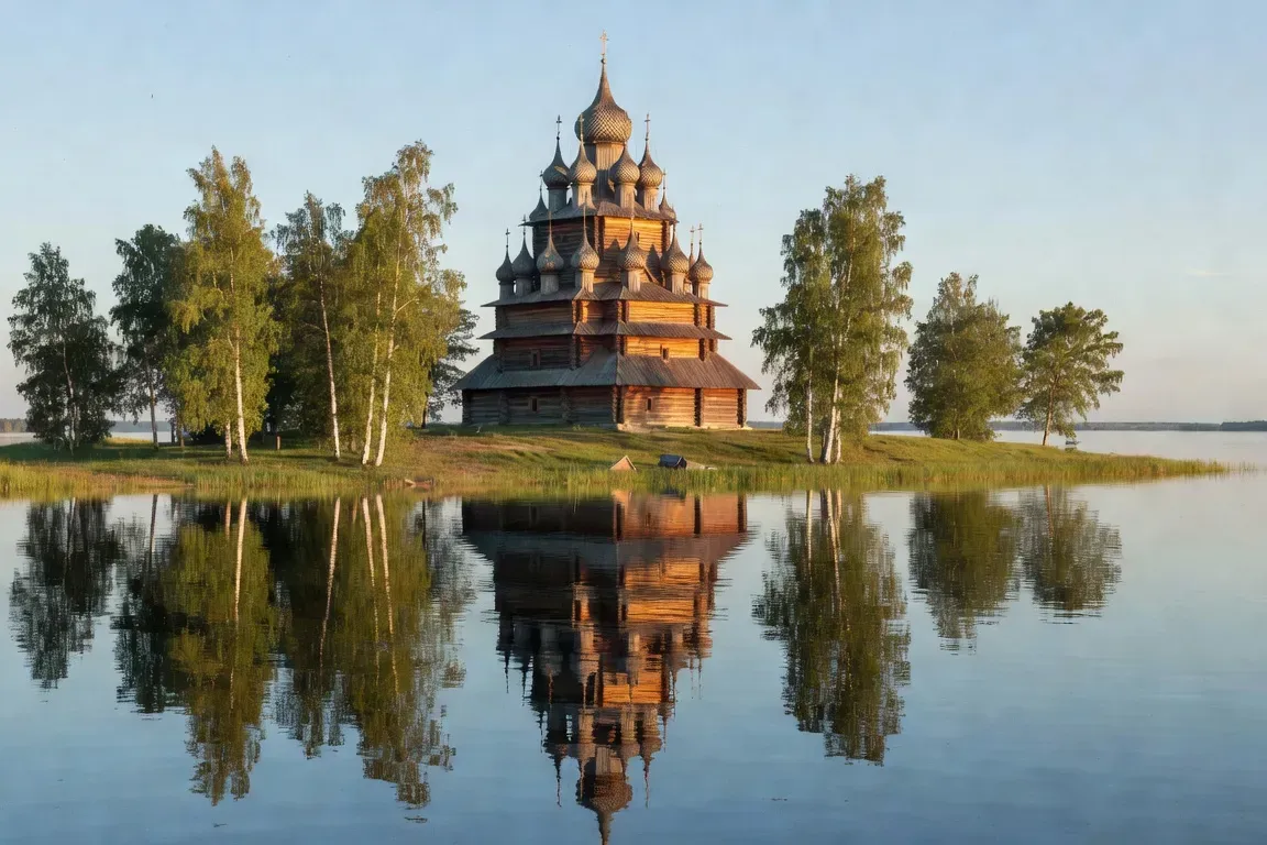 Île de Kizhi, église en bois du XVIIe siècle sur le lac Onega, Carélie