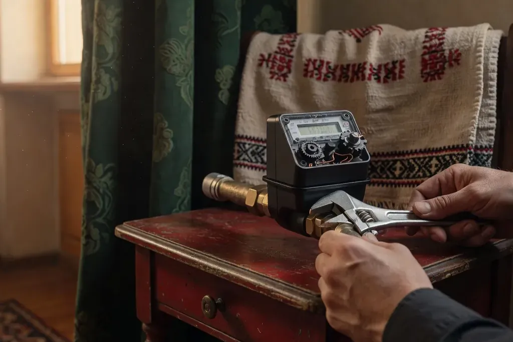 Installation d'un compteur d'eau dans un appartement à Moscou