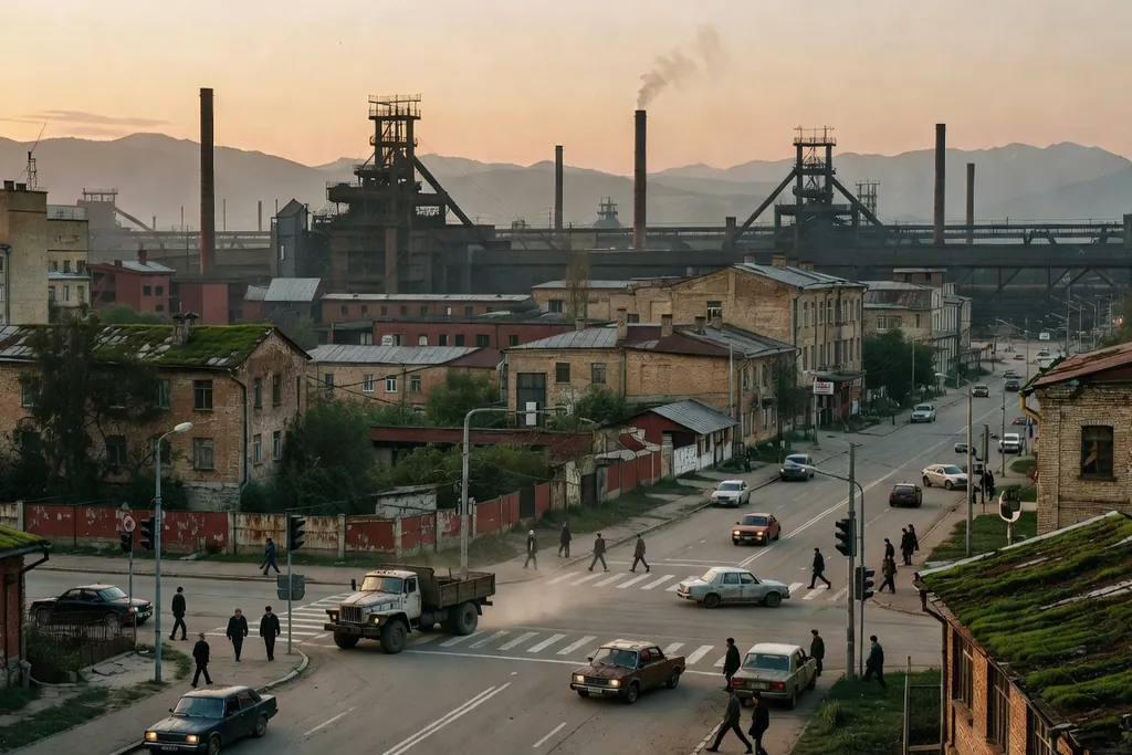Scène documentaire illustrant code de route connais dans une région russe