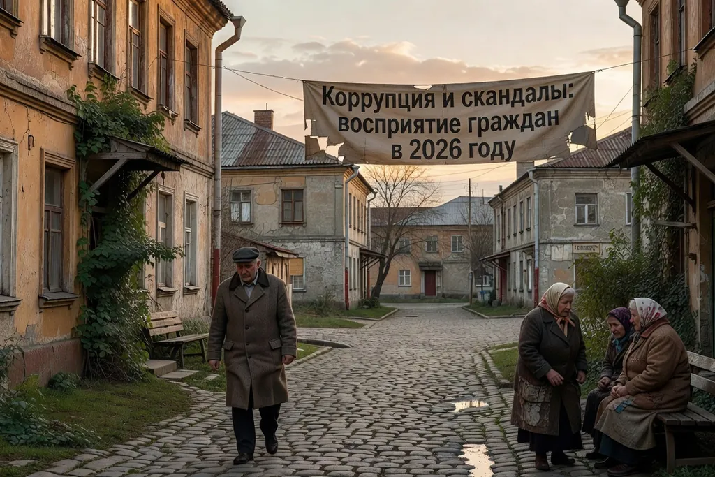 Scène documentaire illustrant corruption scandales suivis citoyens dans une région russe