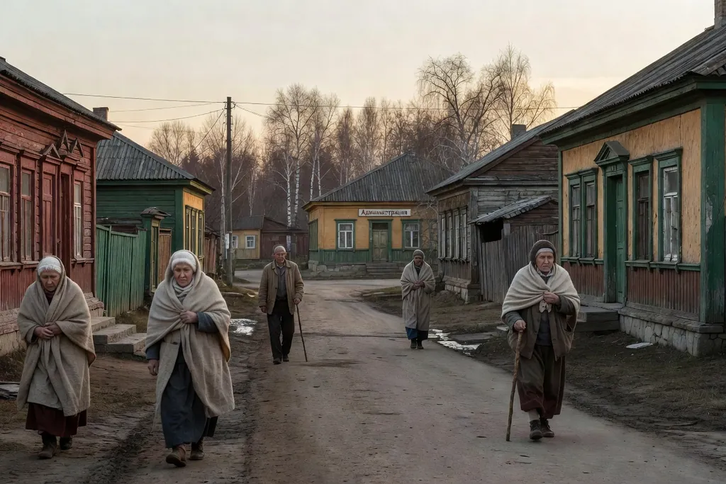 Scène documentaire illustrant cour comptes interesser gestion personnes agees russie dans une région russe