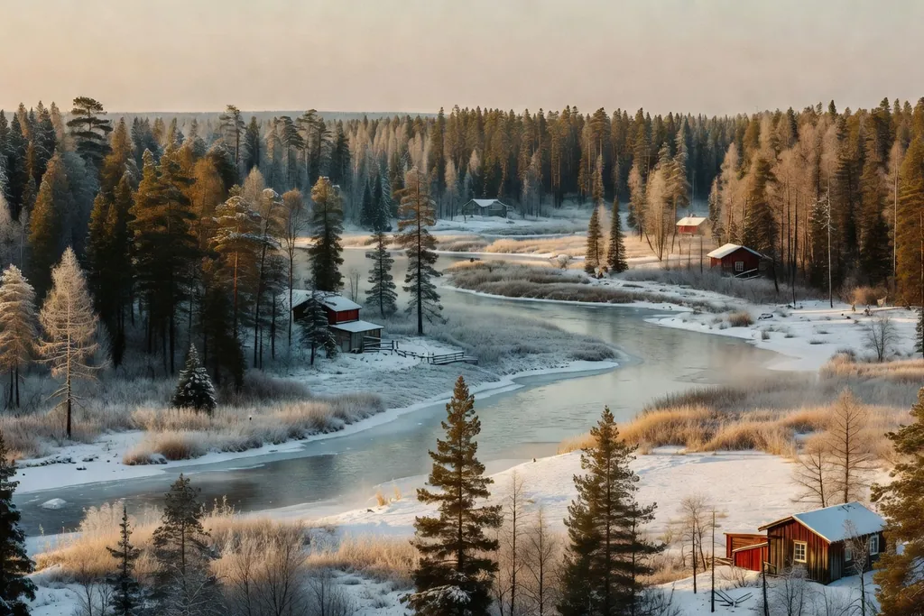 Scène documentaire illustrant education ecologique dans une région russe