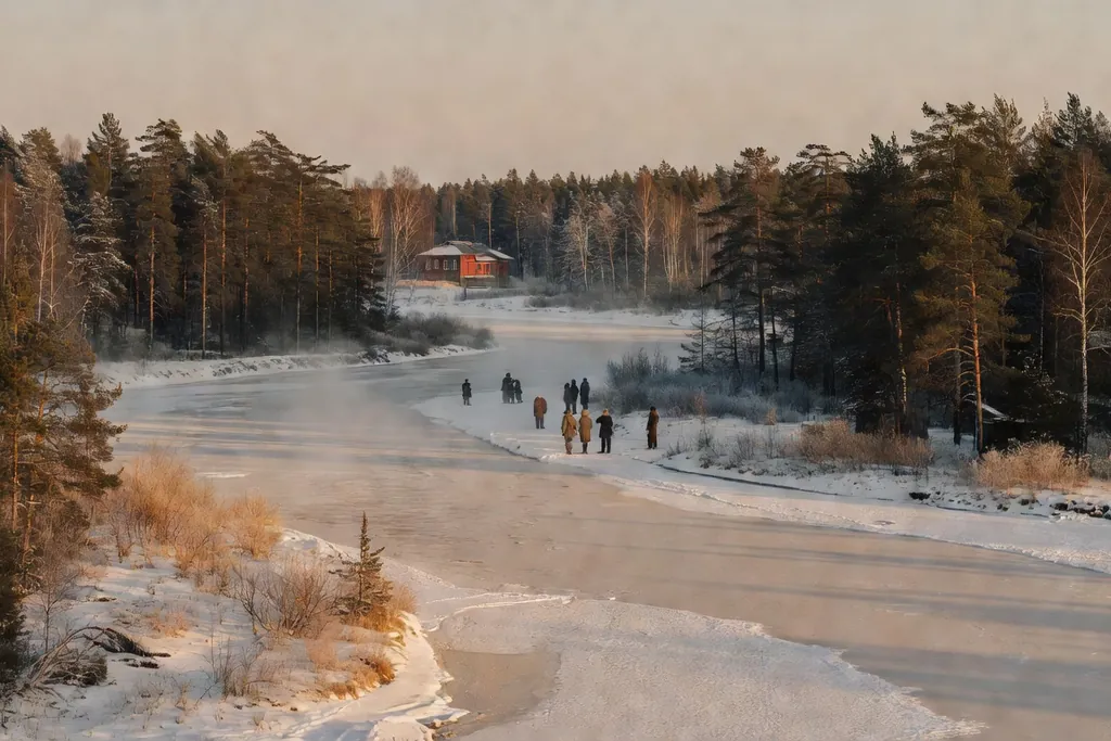 Scène documentaire illustrant semaine russes allemands omsk dans une région russe
