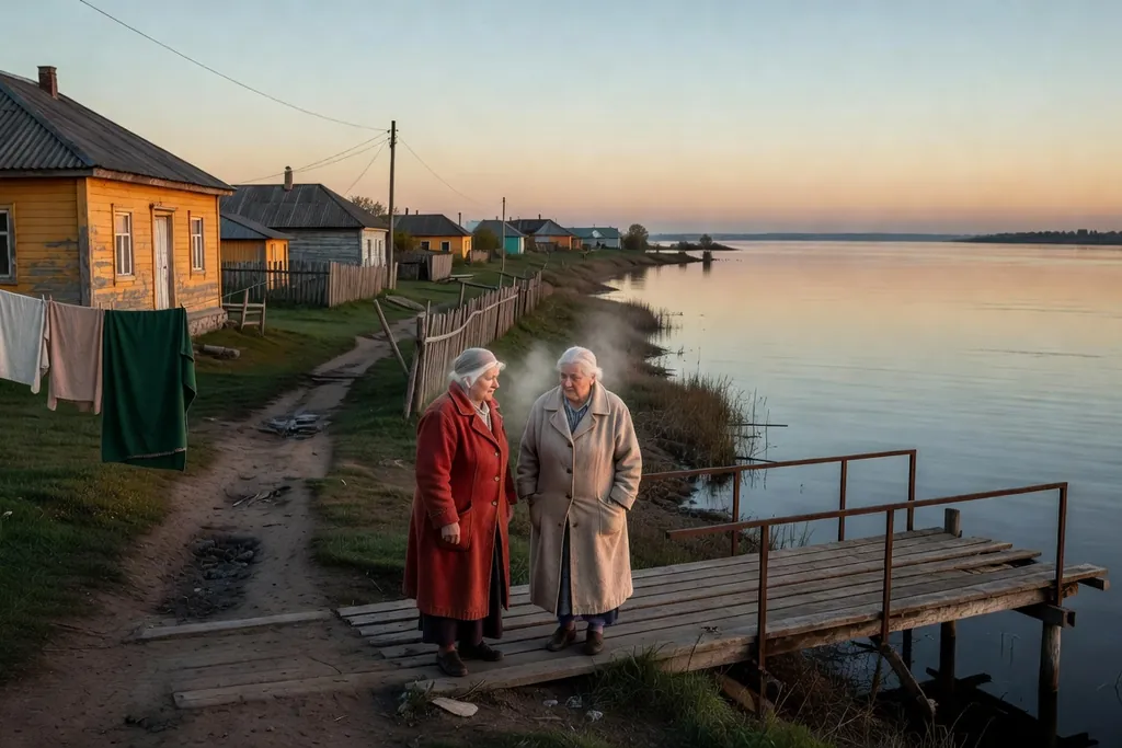 Scène documentaire illustrant tarif creche dans une région russe
