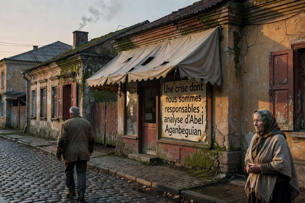 Scène documentaire illustrant une crise dont nous sommes responsables dans une région russe