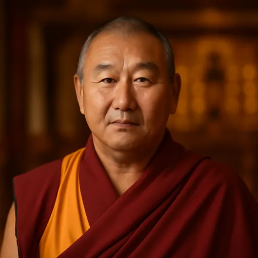 Boris Ochirov, lama en Kalmoukie