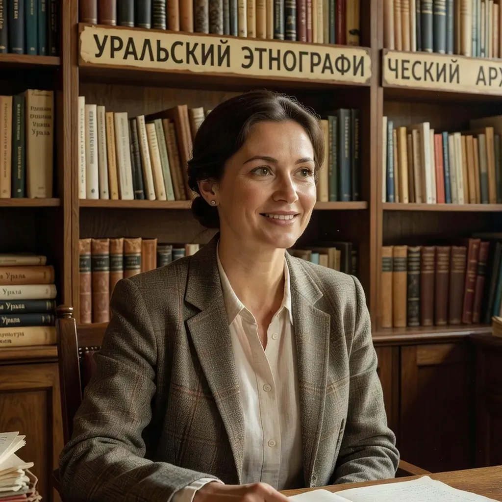 Portrait de Lilya Yusupova, ethnographe spécialiste des peuples turcophones de l'Oural