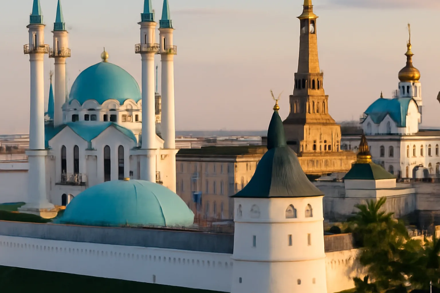 Vue de Kazan, capitale du Tatarstan, reflet des cultures tatare et russe