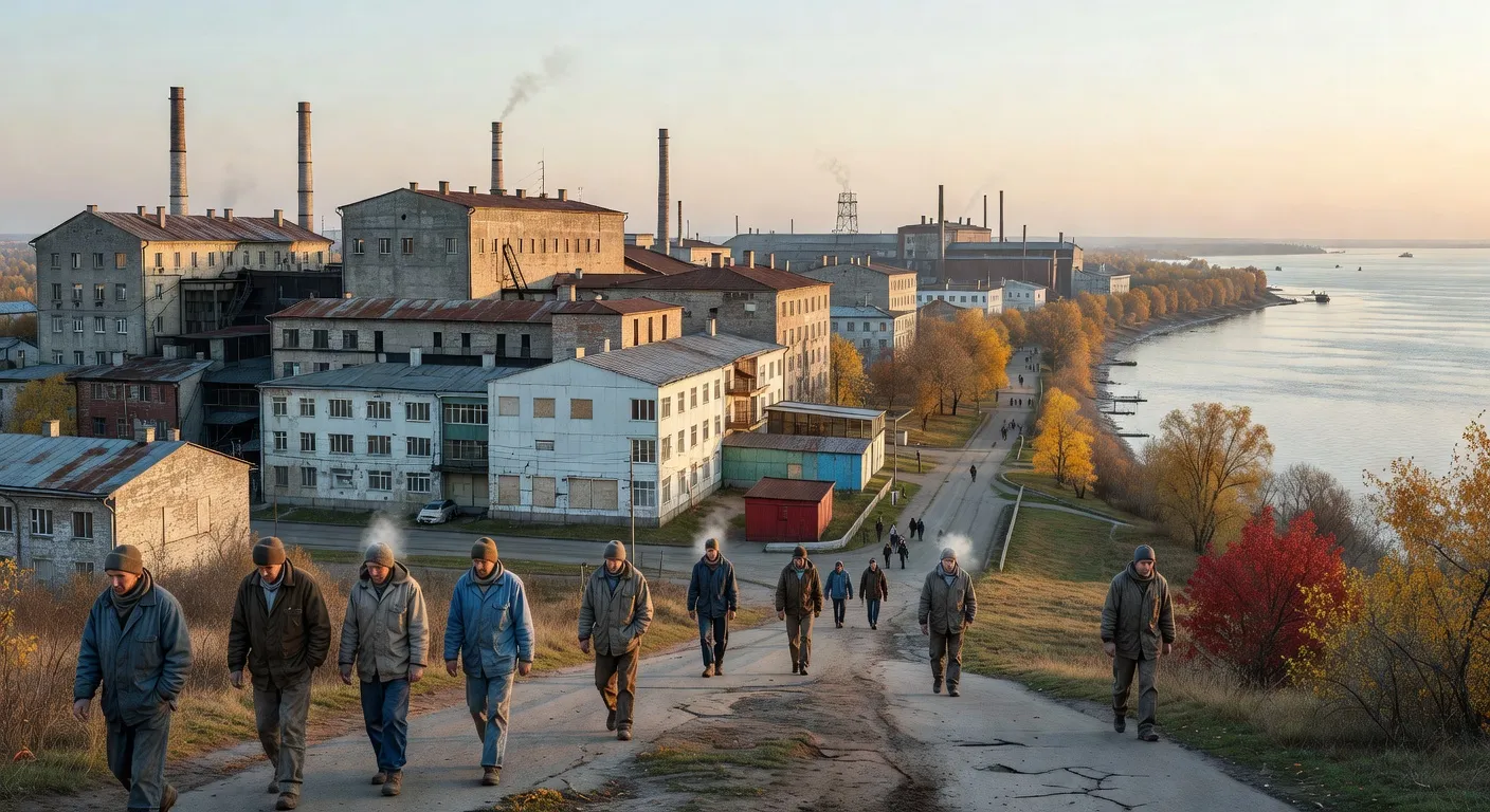 Usine soviétique reconvertie en province russe